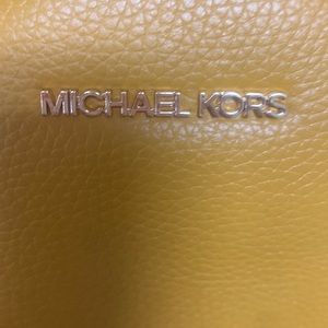 michael kors yellow backpack
